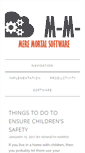 Mobile Screenshot of mere-mortal-software.com